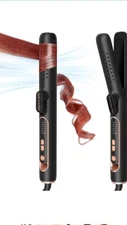 Hair Straightener And Curler 2 In 1 with Ionic Airflow. MOCEMTRY