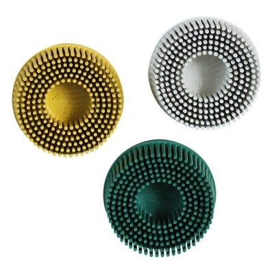3M Roloc Bristle Disc Reingungsbürste - Polieren, Bürste 50mm grün / gelb / weiß