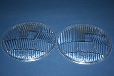 for VW Karmann Ghia Typ 34 Set HELLA Fog Light Lenses Yellow Glass