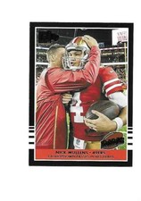 2019 PANINI  DONRUSS HIGHLIGHTS #H-14 NICK MULLENS (49ers)
