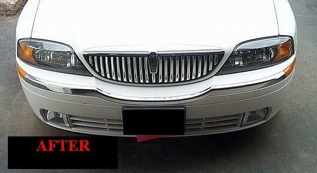 2000 - 2006 年林肯 LS CHROME GRILL GRILLE TRIM 2001 2002 2003 2004 2005 00 01 02 — 第 4/4 张图片