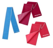 FREE SHIPPING  - Arctic Cove Cooling Towel - Standard - Large - Blue/Maroon/Red