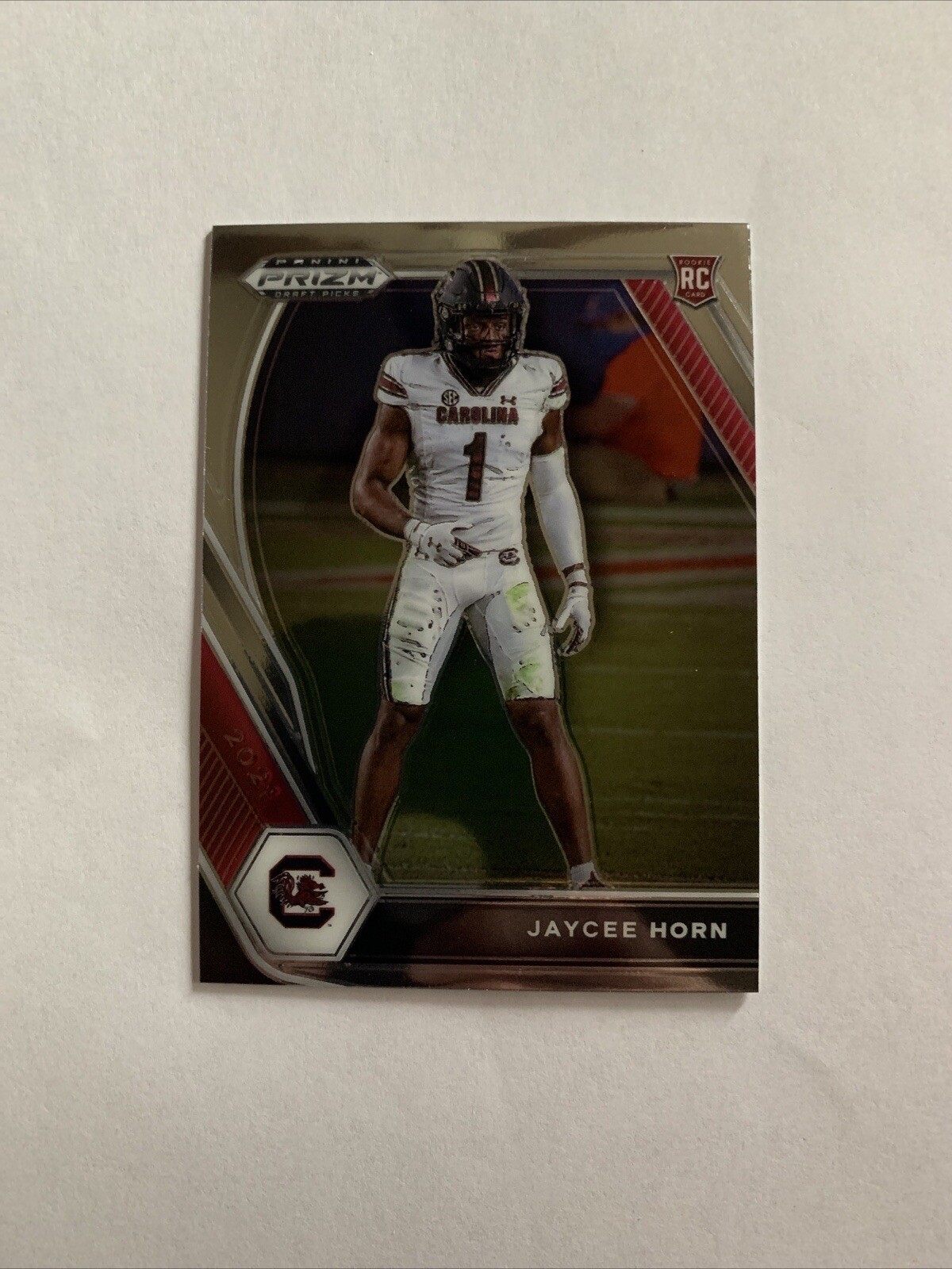 2021 Panini Prizm Draft Picks JAYCEE HORN RC #142 South Carolina ROOKIE CARD