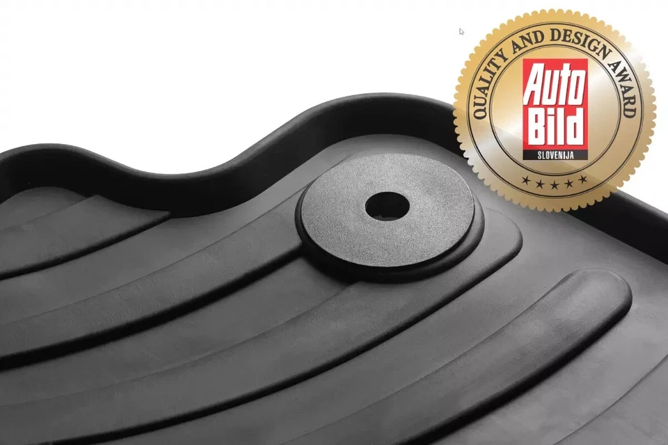 Alfombrillas de goma para coche Peugeot 301 2012-2024 para todo tipo de clima revestimientos resistentes Foto 3 de 4