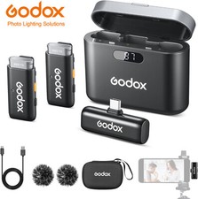 Godox WES2 Kit2 656ft Wireless Lavalier Microphone for Type-C Android Smartphone