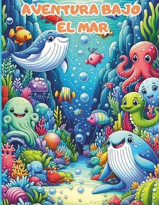 Aventura Bajo El Mar: Divi?rtete coloreando by Relaxing Books (Spanish) Paperbac