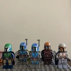 5x Lego Star Wars Mandalorian Tribe Warrior Lot (75267) 2019 All Minifigures 1P
