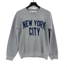 NYC New York City Crewneck Sweatshirt Grey Navy S