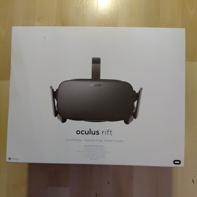 Meta Oculus Rift CV1 VR Virtual Reality Headset System - Black