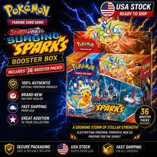 surging sparks booster box price Pokmon Trading Card Game: Scarlet & Violet 36 Packs 191-43312 With the power of a Stellar Tera Pokmon ex surging sparks booster box hit