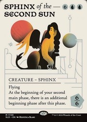 Sphinx of the Second Sun (1720) - Rainbow Foil - Secret Lair: Tome of Astral Sorceress - MTG Mythic