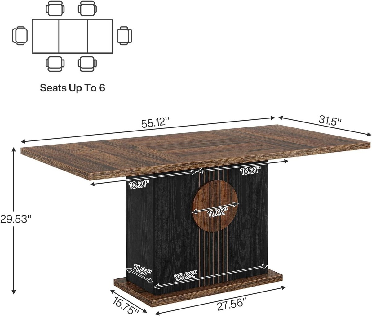 Kitchen Table,Rectangular Greeting Table,Dining Table Z | eBay