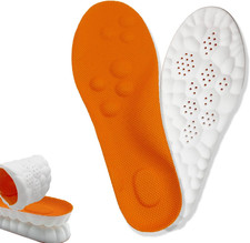 2026 New Steppers 4D Memory Foam Cloud Insoles for Men Women, Cuttable Design,