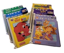 6 Books  4 Cartridges Fisher Price Power Touch Learning System Bundle 2003