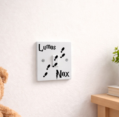 Zauberer Lichtschalter Aufkleber - Kinderzimmer Schlafzimmer Vinyl-Aufkleber - lustig