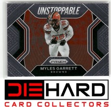 2020 Panini Prizm - Unstoppable #9 Myles Garrett Cleveland Browns