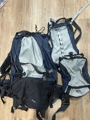 Ridgeway by Kelty Hiking Backpack w/ Detachable Alpine Waist Pack Rain Cover