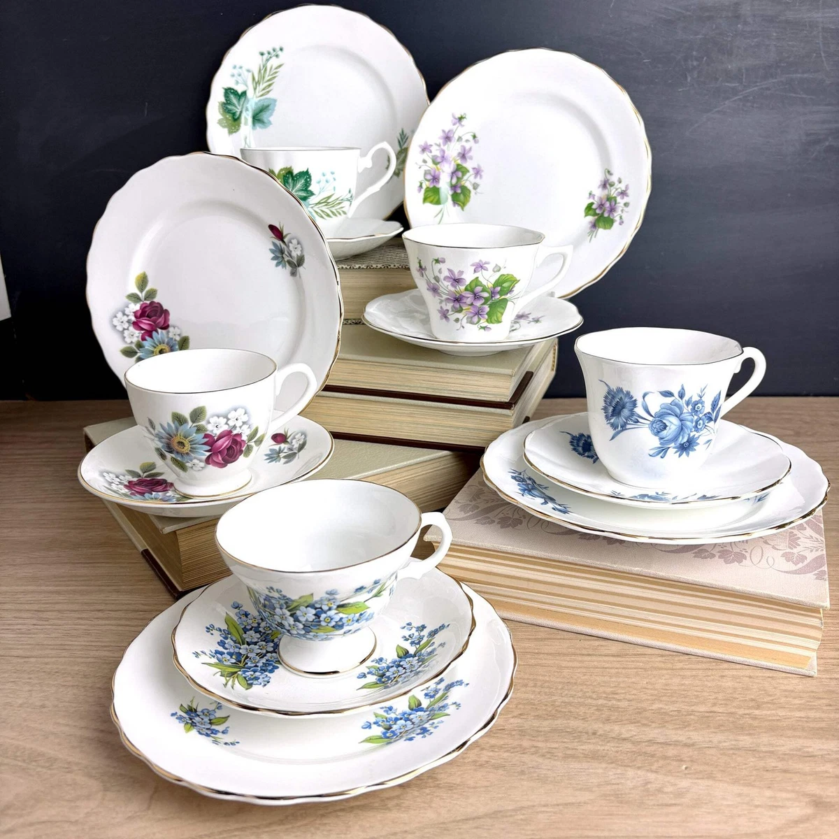 Las mejores ofertas en Juegos de servicio de cena de porcelana