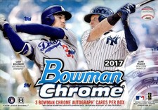 2017 BOWMAN CHROME BASEBALL HTA CHOICE BOX BLOWOUT CARDS