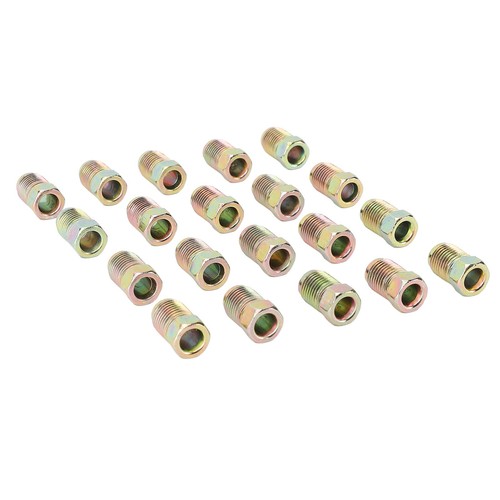  20Pcs Brake Line Nuts Fittings M10 X 1mm Metric Brake Line Invert Flare - Picture 12 of 12
