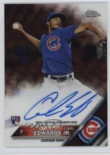 2016 Topps Chrome Rookie Carl Edwards Jr #RA-CE Auto RC 11ff