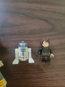 Lego star wars set 7256 Jedi Starfighter Incomplete No instructions 