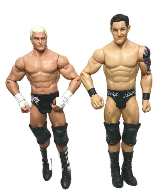 2011 MATTEL TM & WWE 7'' lot of 2 Wade Barrett-Rick Flair action figure wrestling