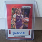2025 Panini Prizm WNBA Dearica Hamby Red Prizm Autograph /99 Sparks
