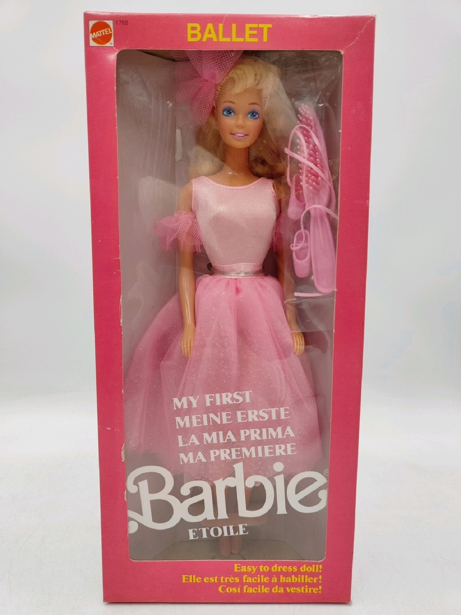 BARBIE MATTEL MY FIRST BALLERINA BALLET 1788 DANCE DRESS PINK