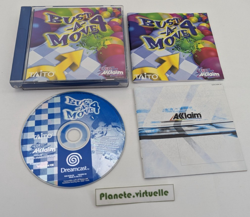 BUST A MOVE 4 DREAMCAST SEGA  PAL EUR  🌟