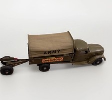 1930's VINTAGE BUDDY L ARMY TRUCK AND CANNON SUPER RARE CONDITION ORIGINAL