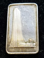 First National Bank of Chicago Vintage .999 Silver 1oz Bar | Member FDIC | 02057 113.93 per troy oz