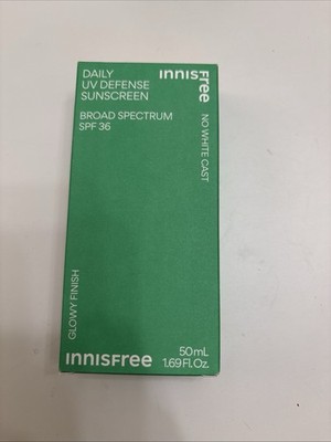 Innisfree Daily UV Defense Sunscreen SPF 36 Broad Spectrum Glow Finish 50 mL