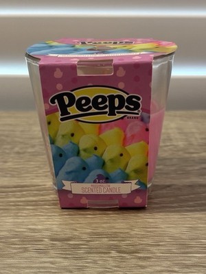Peeps Marshmallow Scented Candle-3 oz. NOS Rare Spring Easter Gift