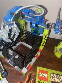 Lego Power Miners Lot Of 3 Sets: 8191 Lavatraz, 8958 Granite Grinder, 8189 Mech
