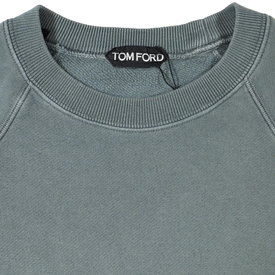 Suéter Tom Ford Cuello Redondo en Algodón Hombre Gris Talla 46 Foto 4 de 4