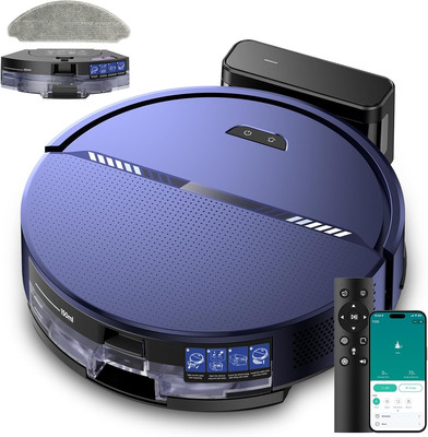 2-in-1 Robot Vacuum & Mop, 8000Pa Suction, Smart Control, Self-Charging