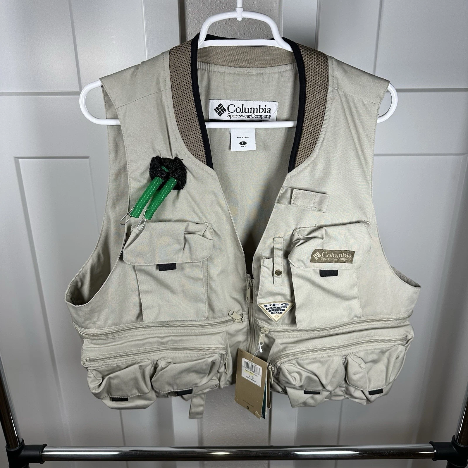 Columbia PFG Henry's Fork III Fly Fishing Vest NWT Mens L