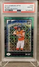 2024 Panini Donruss Optic Bo Nix #209 Rated Rookie Green Velocity PSA 10