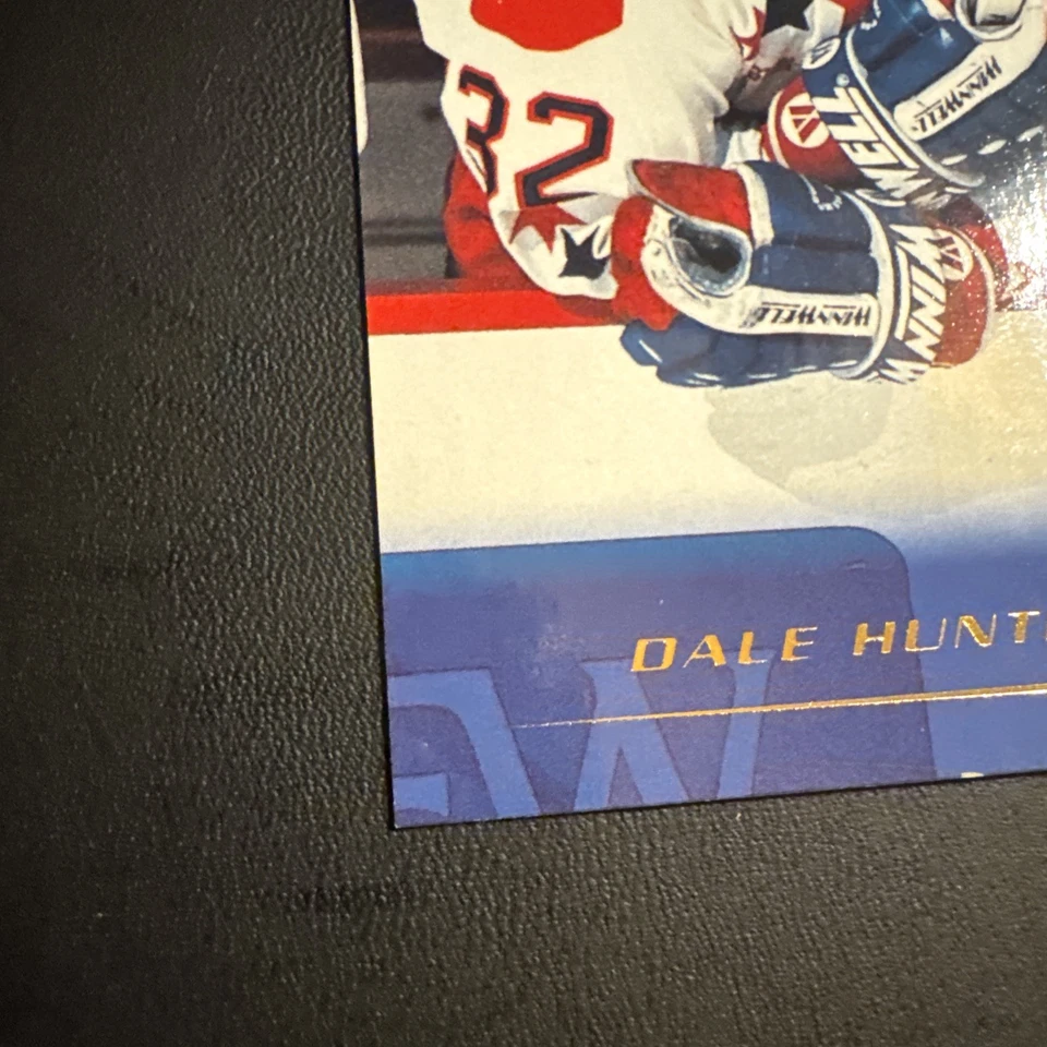 1995-96 PINNACLE RINK COLLECTION HOCKEY CARD DALE HUNTER #21 WASHINGTON CAPITALS - Image 2 of 4