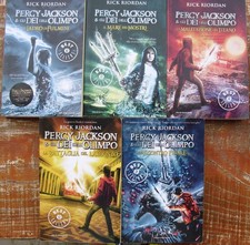 Lotto Percy Jackson gli dei dell'Olimpo labirinto scontro finale SERIE COMPLETA