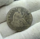 1855 50c w/ Arrows Seated Liberty Half Dollar Q184