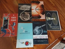 GENERAL MOTORS GM Vintage Book Lot 1934 to 1966 FUEL, POWER, TRANSPORTATION