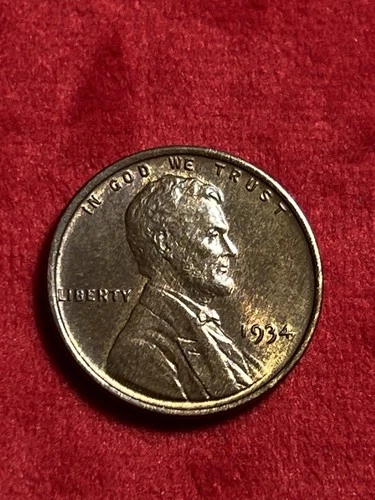 1934 P Lincoln Wheat Cent Penny VF+ Sharp Date Full Liberty Nice Coin