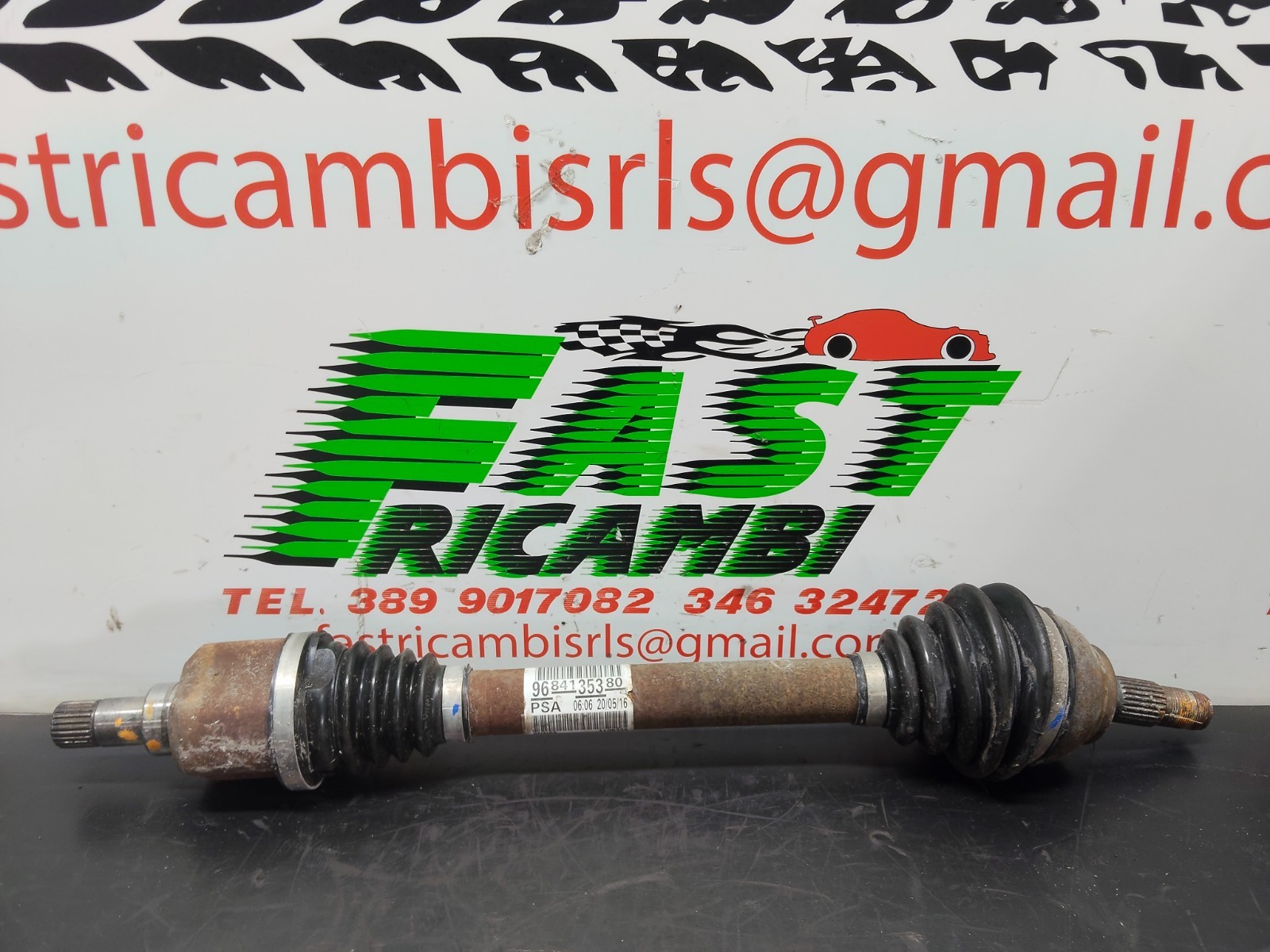 SEMIASSE ANTERIORE SINISTRA PEUGEOT 2008 I 1.6 HDI BHZ 88KW 9684135380 2017