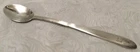 Lunt Sterling Silver Small 5.25” Stir Sugar Spoon, K Mono - 12.9 grams