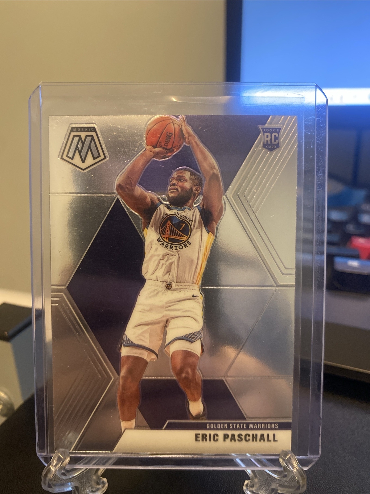 2019-20 Panini Mosaic #250 Eric Paschall Rookie Card Warriors RC
