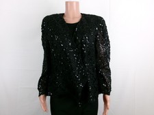 I.d.f. Button Up Long Sleeve Jacket Size: 44" Chest Black