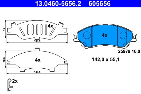 BremsbelÄGe Suzuki P. SX4/VITARA 1.0-1.6 13--image