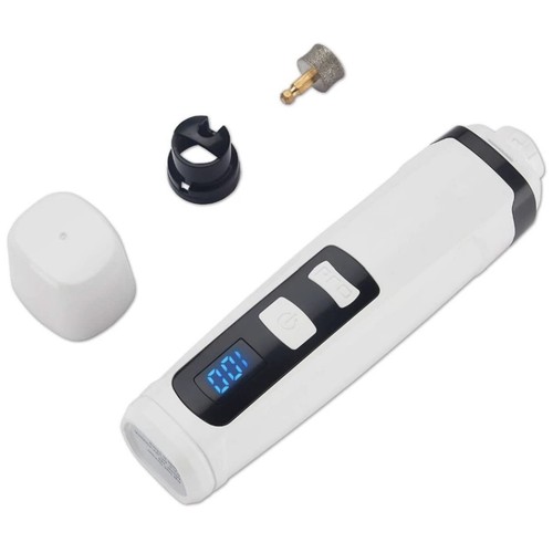 FEY Hund Nagelschleifer Haustier Feile Trimmer 2 Geschwindigkeiten Elektrisch Wiederaufladbar Weiß